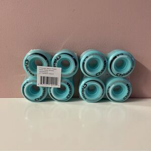 C7 Skates Roller Skate Wheels in Aquamarine NIP